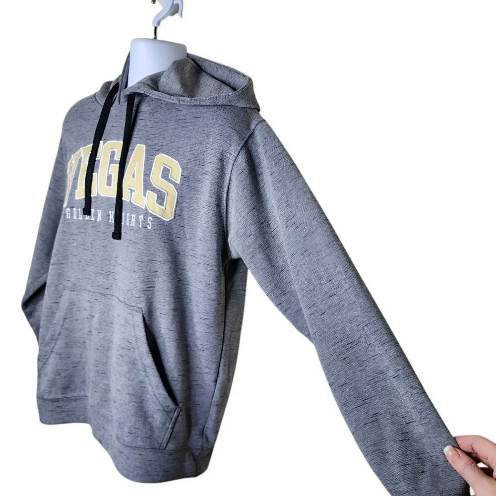 Vegas Golden Knights Pullover Hoodie NHL Hockey Sweatshirt Mens Size L Gray